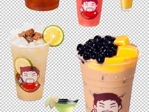 夏季饮品设计利器 100多款柠檬奶茶果汁免抠PNG素材精选